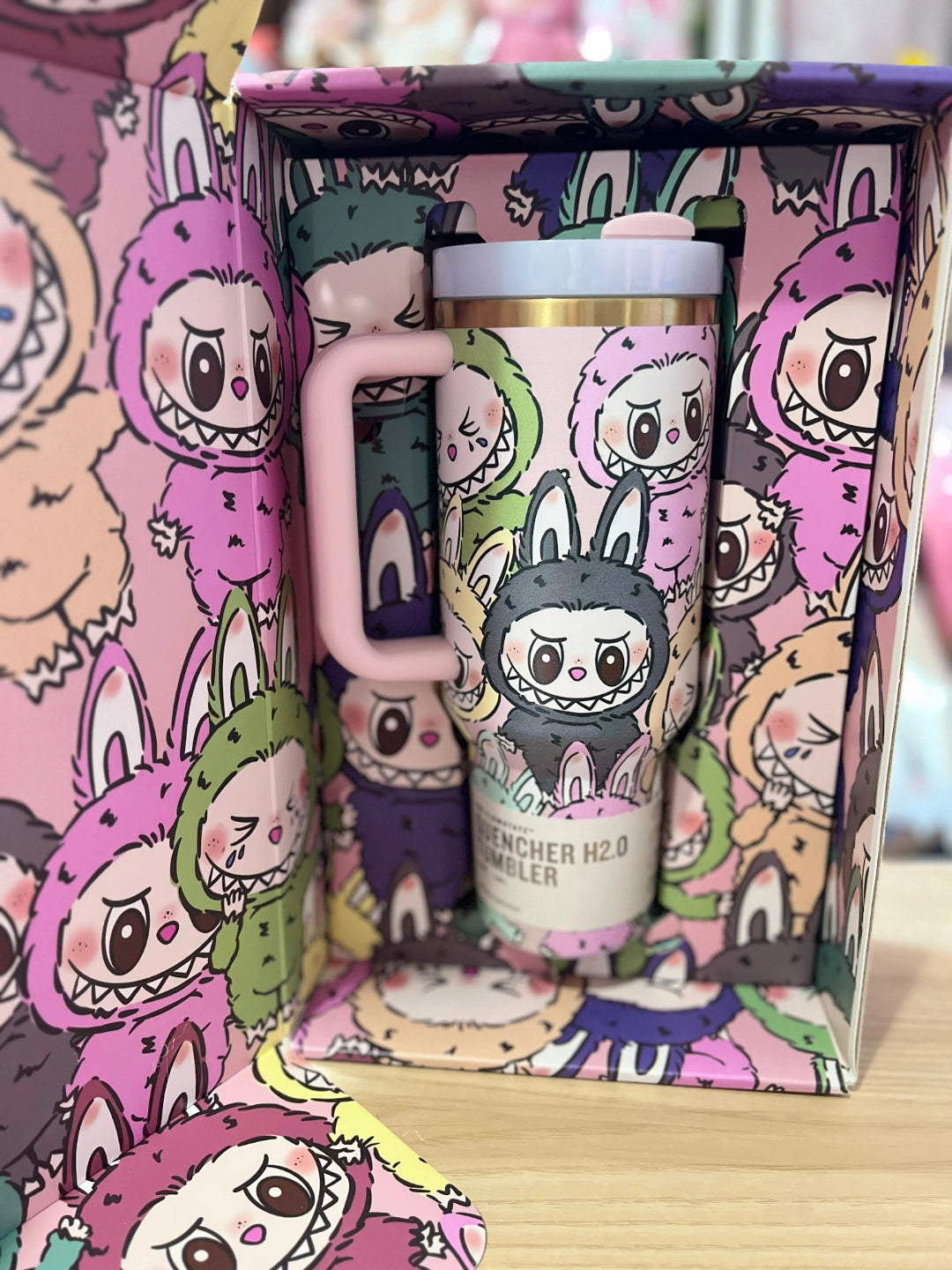 Limited Edition Labubu Stanley 40 oz Tumbler + FREE PREMIUM GIFT BOX
